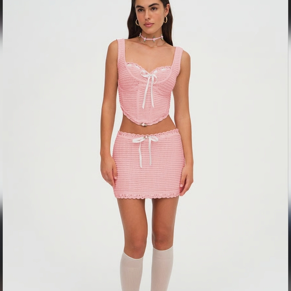 For Love And Lemons Crochet Top - Picture 3 of 11